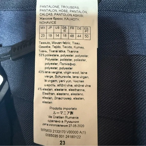 Marina Rinaldi Blue Women's Trousers
